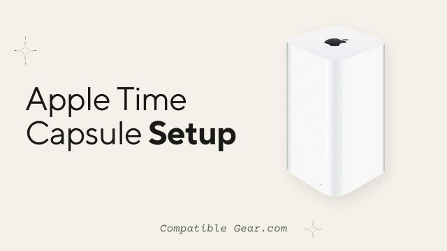 apple time capsule setup as a extender